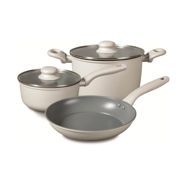 Batería de Cocina Oster 5 Piezas Antiadherente - Lino