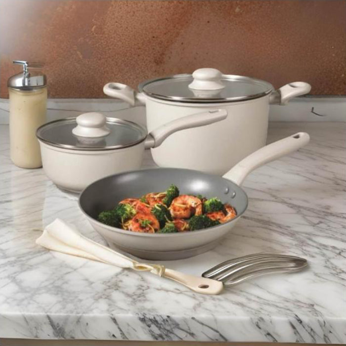 Batería de Cocina Oster 5 Piezas Antiadherente - Lino