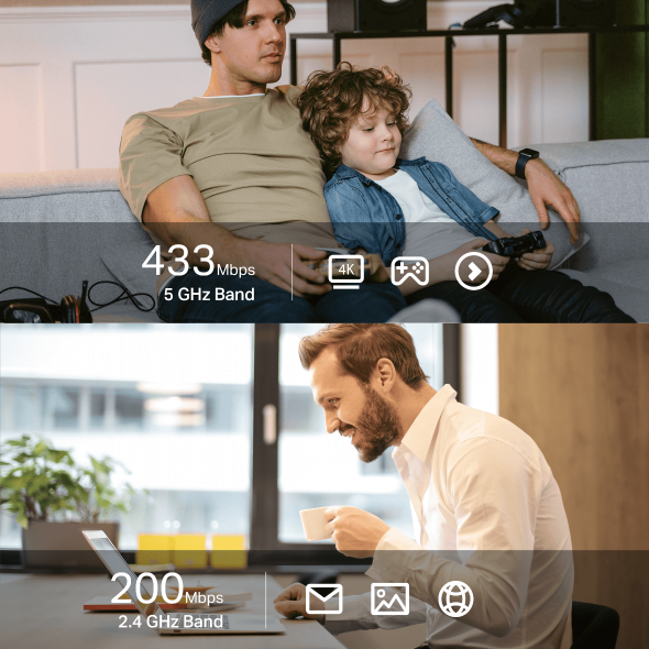 Adaptador Wifi y Bluetooth 4.2 Tp-Link Archer T2UB