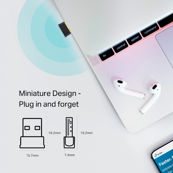 Adaptador Wifi y Bluetooth 4.2 Tp-Link Archer T2UB