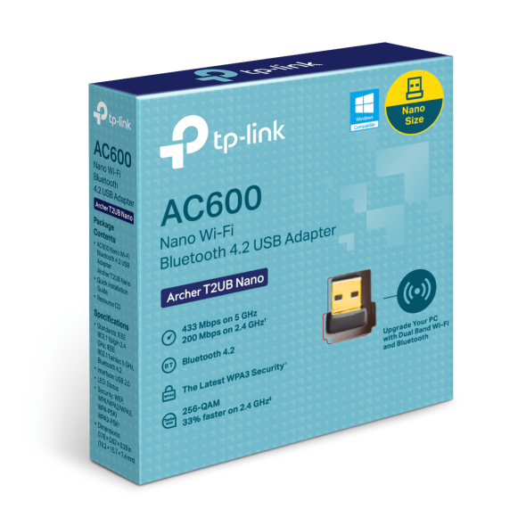 Adaptador Wifi y Bluetooth 4.2 Tp-Link Archer T2UB