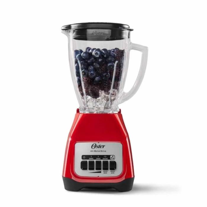 Licuadora Oster BLSTKAG-RPB 2 Velocidades Vaso de Vidrio - Rojo