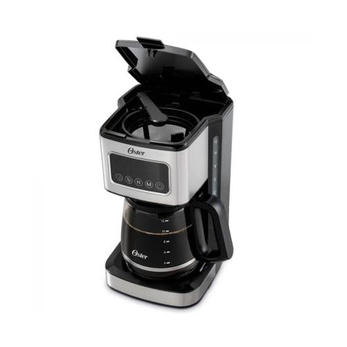 Cafetera Oster BVSTDC4403 Programable Táctil 12 Tazas - Negro/Acero