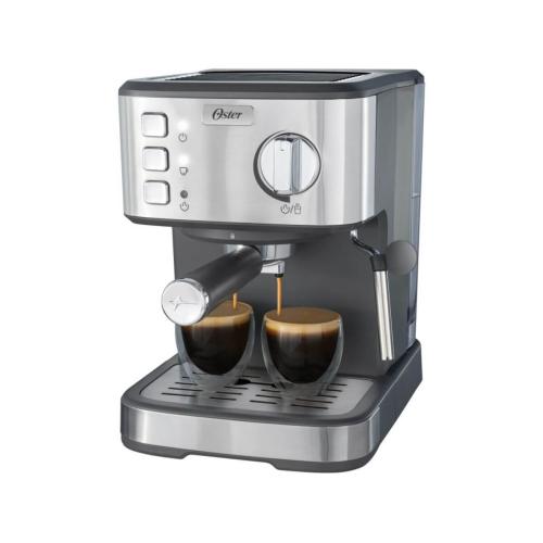 Cafetera Oster BVSTEM5502 Espresso Compacta 15 Bares - Acero Inoxidable