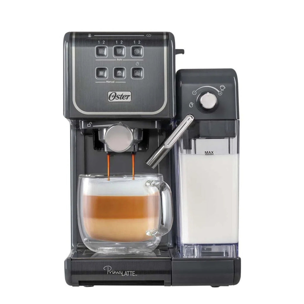 Cafetera Oster PrimaLatte Touch BVSTEM6801M 19 Bares - Gris