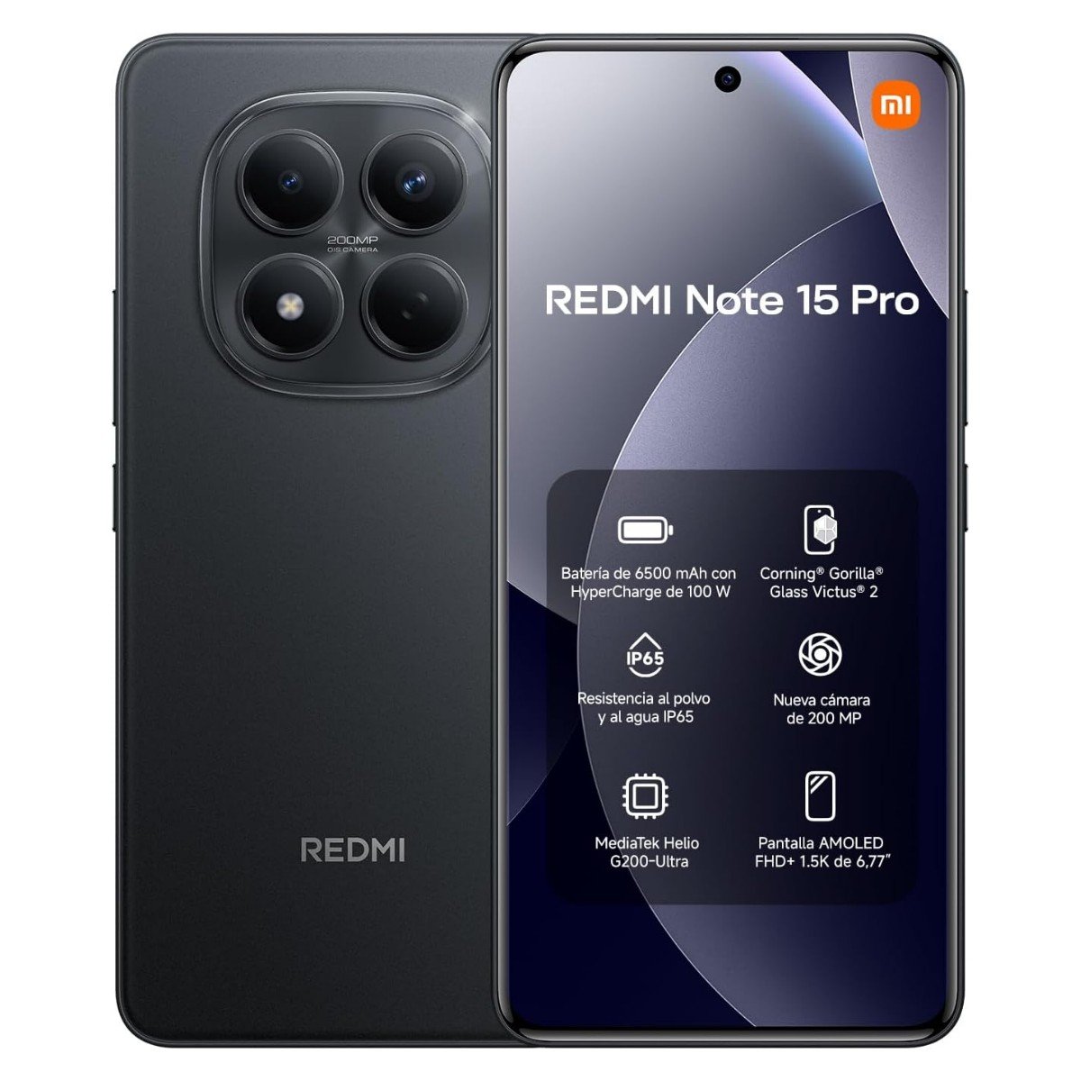 Xiaomi Redmi Note 15 Pro 5G 8GB RAM 256GB Liberado - Negro