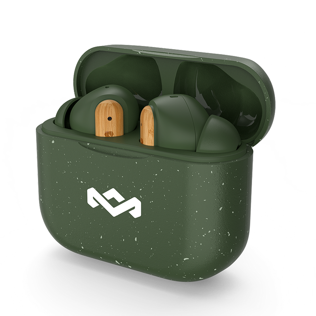 Audífonos House of Marley Little Bird True Wireless - Verde