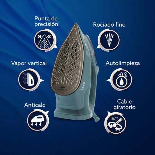 Plancha Oster GCSTAC7001 AeroGlide S7000 Tecnología AeroCeramic - Verde Claro