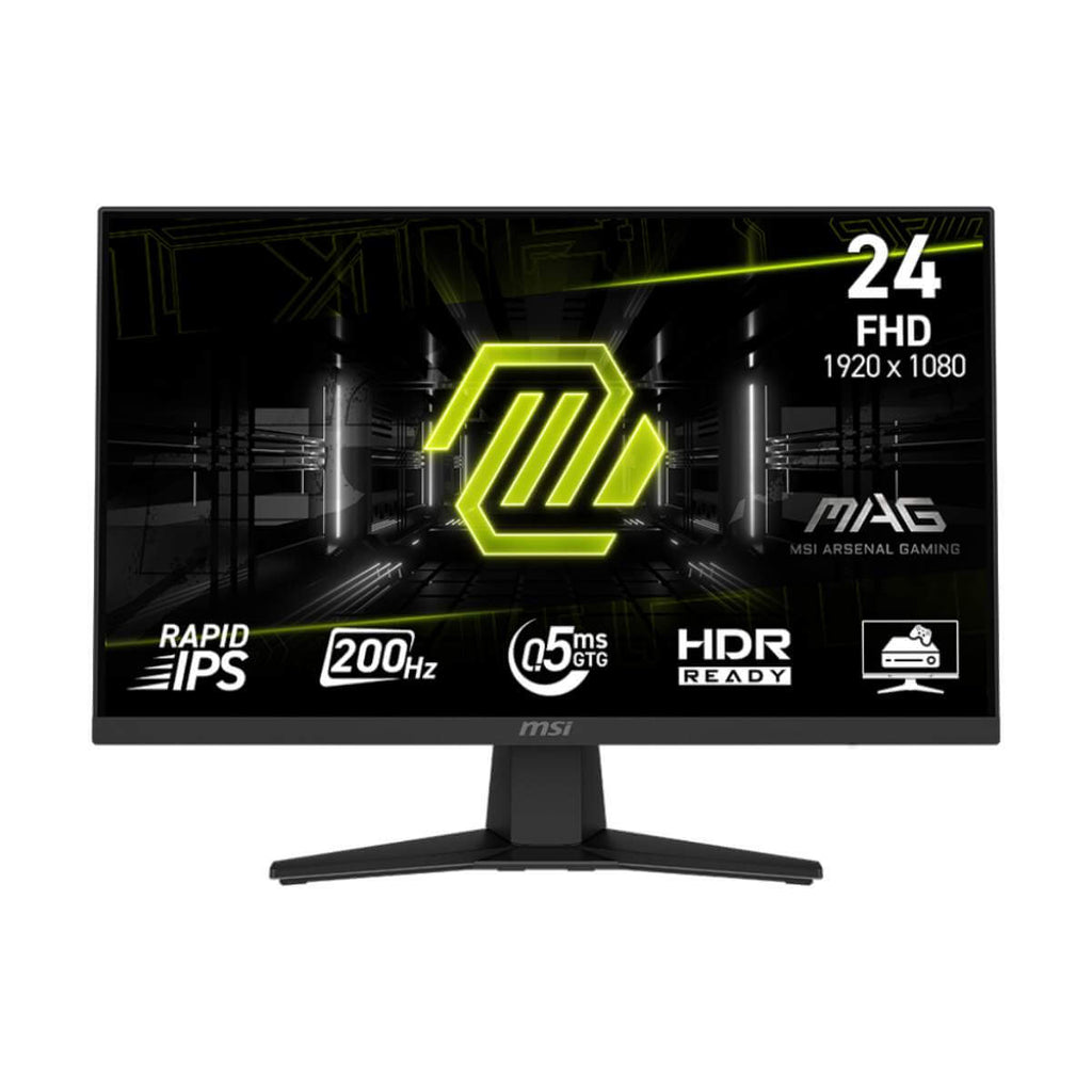 Monitor Gaming MSI MAG 244F 23.8" FHD 200Hz Negro