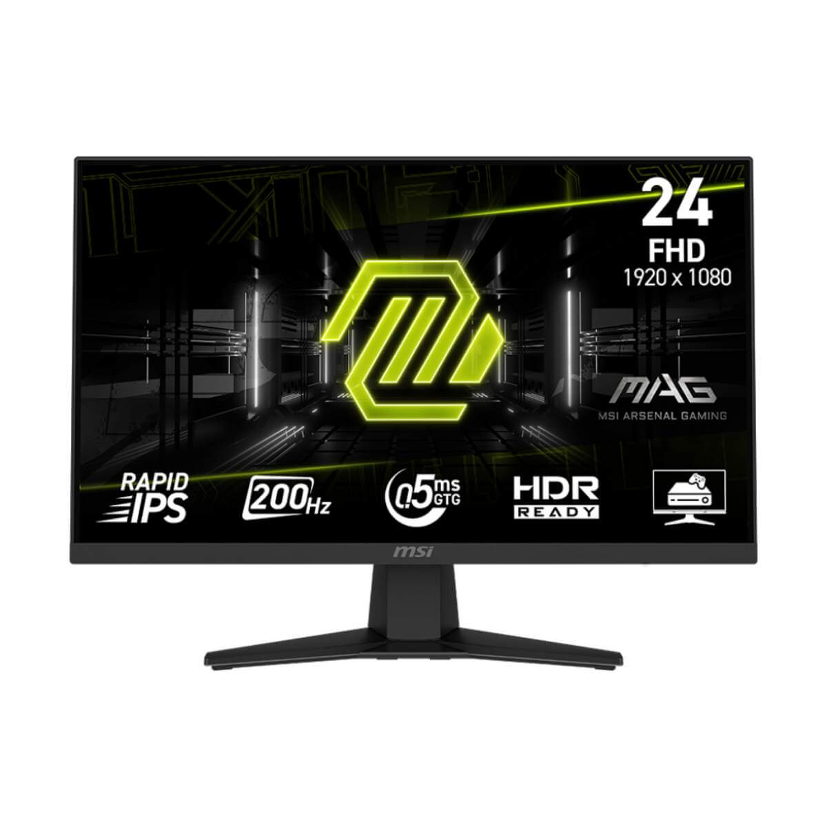 Monitor Gaming MSI MAG 244F 23.8" FHD 200Hz Negro