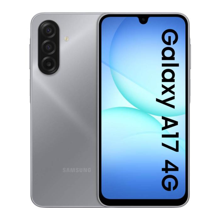 Samsung Galaxy A17 - 4GB Ram, 128Gb Almacenamiento, Liberado - Gris