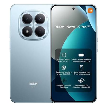 Xiaomi Redmi Note 15 Pro 5G 8GB RAM 256GB Liberado - Azul