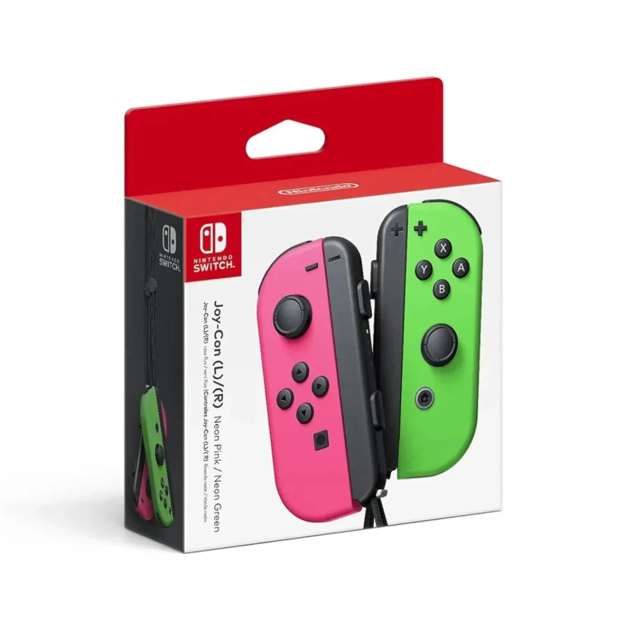 Controles Switch Joy-Con – Rosa y Verde Neón